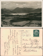 Ansichtskarte Tegernsee (Stadt) Luftbild Mit Bergkette 1936 - Tegernsee