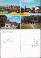 Ansichtskarte Althütte Metzgerei ZUM LÖWEN, Hütte, Apotheke 1982 - Other & Unclassified