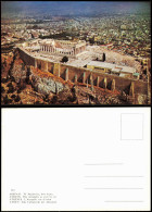 Athen Αθήνα Panorama Η ᾿Ακρόπολις ἀπὸ αέρος Acropolis By Air 1980 - Grecia