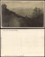 Alpen (Allgemein) Berg-Panorama, Wander-Gruppe, Echtfoto-AK 1920 - Ohne Zuordnung