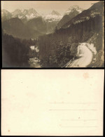 Ansichtskarte  Alpen (Allgemein) Echtfoto-AK Berg-Panorama 1920 - Ohne Zuordnung