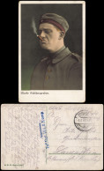 AK 1. Weltkrieg Rauchender Soldat Marke Schützengraben 1917    Feldpoststempel - War 1914-18