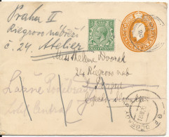 Great Britain Uprated Postal Stationery 13-8-1920 - Luftpost & Aerogramme