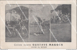 Az247 Cartolina Cartoncino Ciclista Volante Gustave Magocs - Soccer