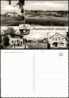 Ansichtskarte Langenneufnach MB: Raiffeisenbank, Schwimmbad U.a. 1963 - Other & Unclassified