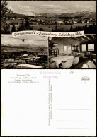 Ansichtskarte Scheidegg Terrassencafé-Blasenberg - 3 Bild 1967 - Autres & Non Classés