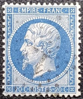N°22. Oblitéré étoile De Paris N°12 - 1862 Napoléon III