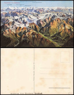 Ansichtskarte Sölden (Ötztal) Bergkette V.d. Stubaiern 1912 - Sonstige & Ohne Zuordnung