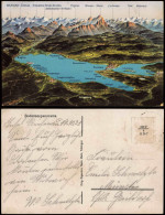 Ansichtskarte  Der Bodensee Aus Der Vogelschau 1914 - Non Classés