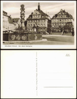 Ansichtskarte Schwäbisch Hall Marktplatz, Geschäft Rettenmayr 1958 - Schwaebisch Hall