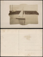 Foto  Schiffe Schifffahrt - Segelboot Jacht 1912 Privatfoto - Voiliers
