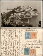 Postcard Monaco Le Rocher 1929  Gel. Mehrfach Frankatur - Other & Unclassified