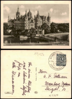 Ansichtskarte Schwerin Schweriner Schloss, Stadtseite 1947  Gel. Besetzung - Schwerin