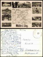 Mölln (Schleswig-Holstein) Mehrbild-AK Mit Ortsansichten U. Umgebungskarte 1956 - Andere & Zonder Classificatie