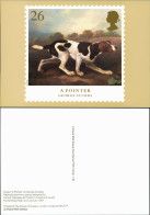 Dogs A Pointer' By George Stubbs (Hund, Briefmarken-Motiv England) 1991 - Hunde