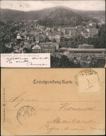 Karlsbad Karlovy Vary Panorama-Ansicht Blick Von Der Hubertusburg 1905 - Czech Republic