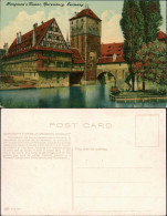 Ansichtskarte Nürnberg Henkersteg Hangman's Tower, Nuremberg, Germany 1920 - Nuernberg