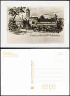 Ansichtskarte Leipzig Schloss Pleißenburg 1800/1987 - Leipzig