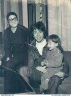 Fo788 Foto Originale Personaggi Famosi Don Backy Con Moglie E Il Figlio - Otros & Sin Clasificación