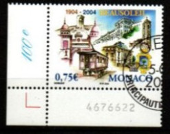 MONACO   -   2004 .  Y&T N° 2423 Oblitéré.   Beausoleil,  Tramway Ancien. - Used Stamps