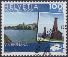 2009 Schweiz Pro Patria, Kulturwege Der Schweiz, Via Rhenana ⵙ Zum:CH B307, Mi:CH 2111, Yt:CH 2030 - Used Stamps
