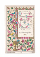 Communion, Eucharistie, Saint Sacrement, Enluminure, Lettrines, éd. Kahn Frères Et Zabern N° 1315 - Andachtsbilder