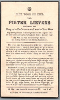 Bidprentje Zerkegem - Lievens Pieter (1862-1937) - Devotieprenten