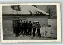 12085808 - Ski Vor Der Hofalm Huette - Privatfoto AK Ca - Andere & Zonder Classificatie