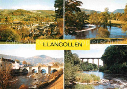 72785853 Llangollen Fliegeraufnahme Panorama Bruecken Denbighshire - Andere & Zonder Classificatie