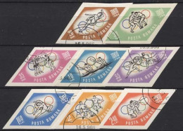 Rumänien 1964 Olympia Sommerspiele Tokio 2317/24 Gestempelt Geschnitten - Gebraucht