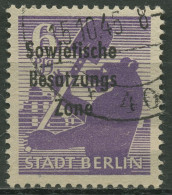 SBZ Allgemeine Ausgabe 1948 Freimarke Mit Aufdruck 201 A Wa Z Gestempelt - Sonstige & Ohne Zuordnung