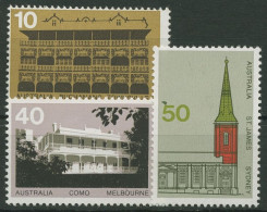 Australien 1973 Architektur Kirche Hotel 538/40 Postfrisch - Mint Stamps