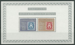 Norwegen 1972 100 Jahre Posthorn-Marken Block 1 Postfrisch (C25994) - Hojas Bloque