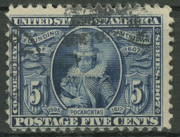 USA 1907 Jamestown-Ausstellung Pocahontas 161 Gestempelt - Used Stamps