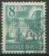 Französische Zone: Rheinland-Pfalz 1948 Porta Nigra Type III 18 Y III Gestempelt - Rheinland-Pfalz