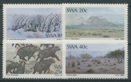 Südwestafrika 1983 Gemälde Zebras Büffel 541/44 Postfrisch - Südwestafrika (1923-1990)