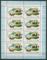 Sowjetunion 1984 Wasserpflanzen Seerosen Kleinbogen 5384 K Postfrisch (C94825) - Blocks & Kleinbögen