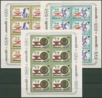 Sowjetunion 1986 Fußball-WM Mexiko 5612/14 K Postfrisch (C94832) - Blocks & Sheetlets & Panes