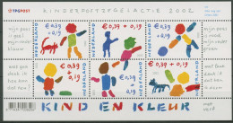 Niederlande 2002 Voor Het Kind Kinder Und Farbe Block 76 Postfrisch (C95793) - Blokken