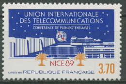 Frankreich 1989 Weltfernmeldeunion ITU Kongress In Nizza 2719 Postfrisch - Neufs