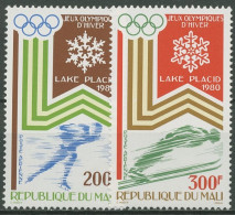Mali 1980 Olympische Winterspiele Lake Placid 749/50 Postfrisch - Mali (1959-...)
