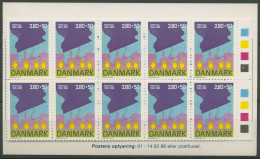 Dänemark 1985 Tag Der Befreiung Markenheftchen 837 MH Postfrisch (C93021) - Postzegelboekjes