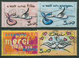 Frankreich 1999 Grußmarken 3371/74 Gestempelt - Usados