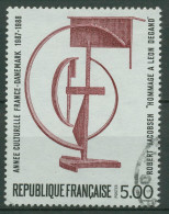 Frankreich 1988 Dänisch-französisches Kulturjahr Metallarbeit 2687 Gestempelt - Oblitérés