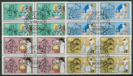 Bund 1986 Jugend: Handwerksberufe 1274/77 4er-Block Gestempelt - Used Stamps