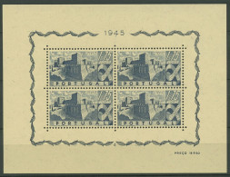 Portugal 1946 Burgen Castelo De Lisboa Block 10 Postfrisch (C29242) - Blocks & Sheetlets