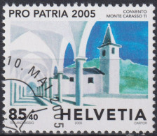 2005 Schweiz Pro Patria, Kloster Monte Carasso TI ⵙ Zum:CH B289, Mi:CH 1919, Yt:CH 1845 - Gebraucht