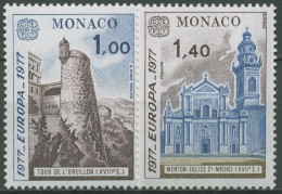 Monaco 1977 Europa CEPT Landschaften Bauwerke Turm 1273/74 Postfrisch - Neufs