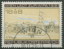 Österreich 1979 WIPA'81 Heldenplatz Wien Erzherzog-Denkmal 1629 Gestempelt - Gebruikt