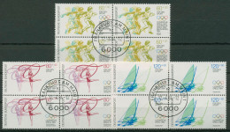 Bund 1984 Sporthilfe Olympiade 1206/08 4er-Block Gestempelt - Used Stamps